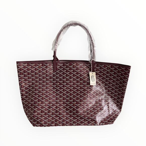 NWT!Goyard Burgundy Saint Louis GM Tote - Picture 1 of 11